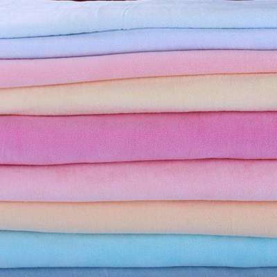 Knit Weft 100D 144F Soild Color Polyester Velvet fabric