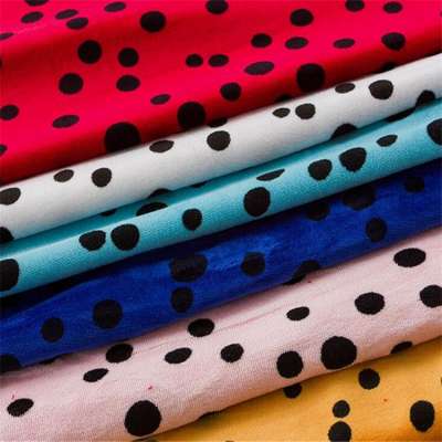 100%polyester spandex CVC sofa print weft velvet fabric